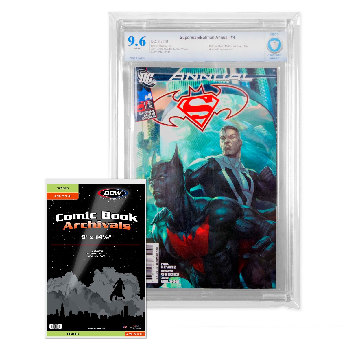 Graded Comic Mylar Sleeve 4 MIL